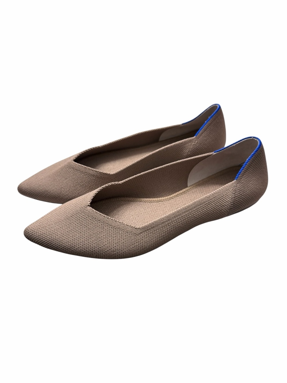 Rothy’s The Point Ballet Shoes Portobello Slip on Light Brown Flats Size 8.5 - Picture 4 of 8